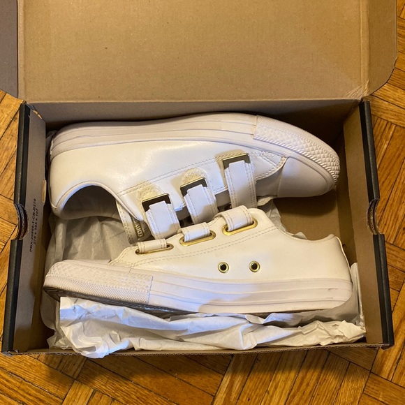 Converse Faux Leather Shoes - Picture 2 of 5